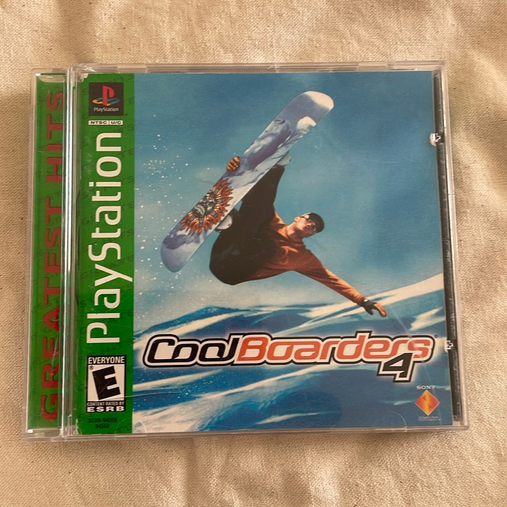💙Sony Play Station COOL BOARDERS 4 Video Game 2001